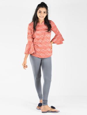 high rise solid legging - 18029179 - Standard Image - 4