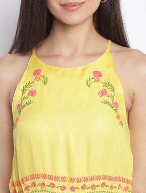 embroidered detail fit & flare dress - 18029285 - Standard Image - 5