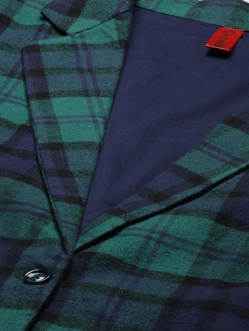 lapel neck checkered formal blazer - 18029742 - Zoom Image - 5