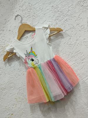 hosery net frock unicon design kids - 18029844 - Standard Image - 2