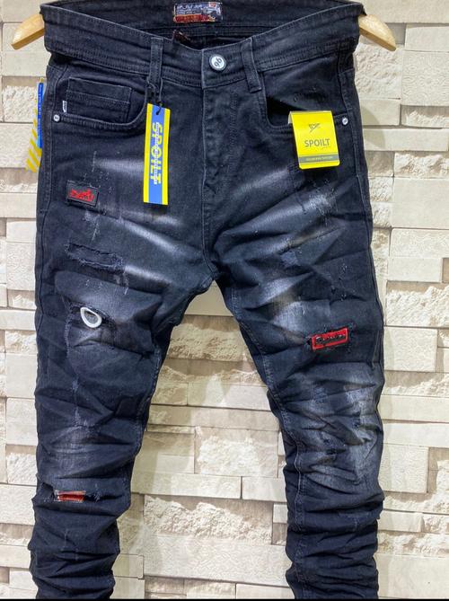 dark blue color jeans - 18030118 - Standard Image - 1
