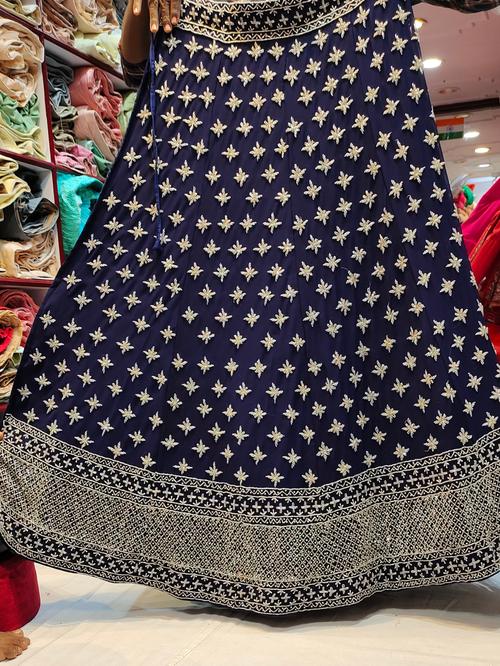lehenga with blouse designs in linen - 18030456 - Standard Image - 1