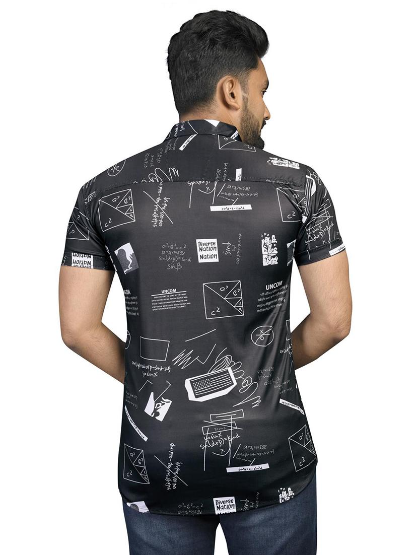 grey printed casual shirt - 18030659 - Zoom Image - 3