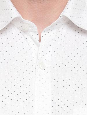 white printed formal shirt - 18030692 - Standard Image - 5