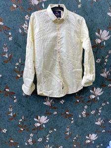 light yellow shirt cotton - 18030932 - Standard Image - 2