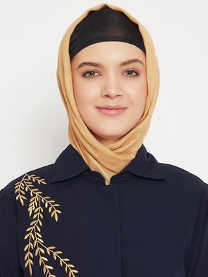 navy blue aline cloaks & abaya - 18031032 - Standard Image - 4