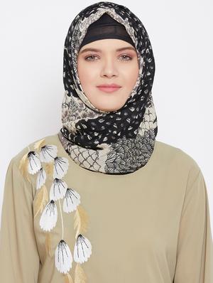beige aline cloaks & abaya - 18031049 - Standard Image - 4