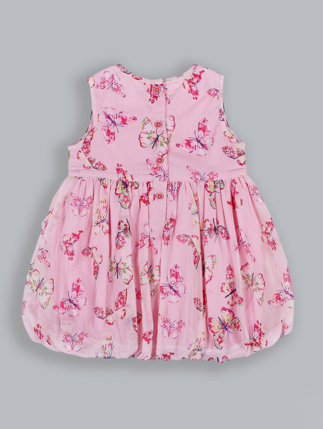 pink floral frock - 18031071 - Zoom Image - 2