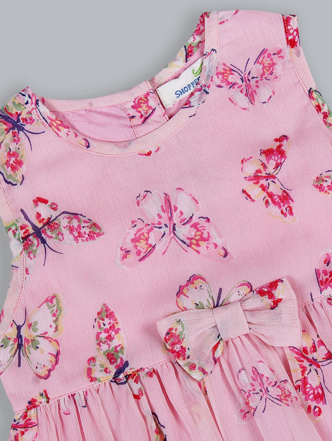 pink floral frock - 18031071 - Zoom Image - 3