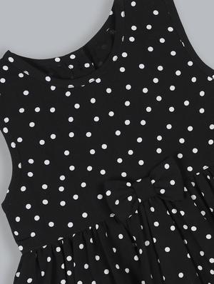 black polka dot frock - 18031079 - Standard Image - 3