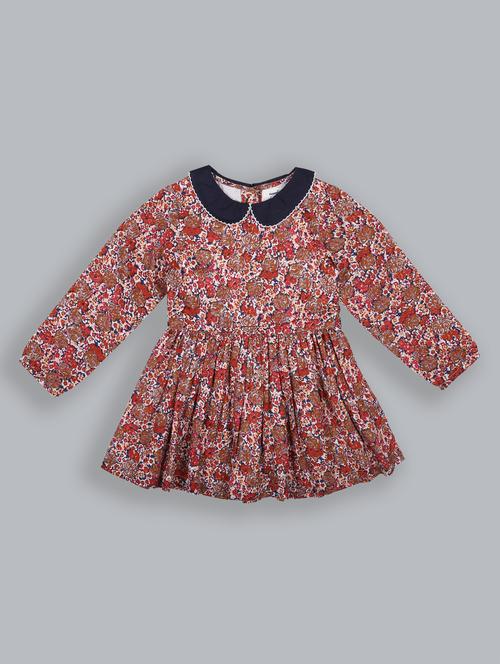 red printed frock - 18031412 - Standard Image - 1