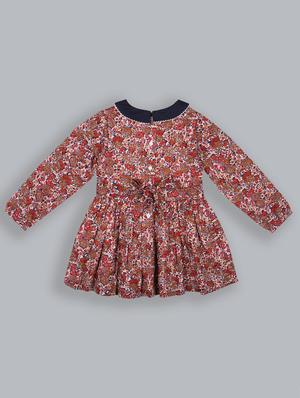 red printed frock - 18031412 - Standard Image - 2