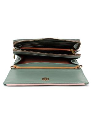 green leatherette (pu) regular sling bag - 18031444 - Standard Image - 3