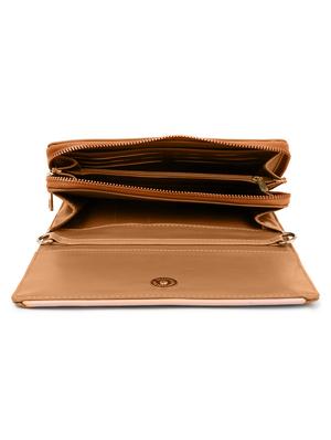 tan solid regular sling bag - 18031445 - Standard Image - 3