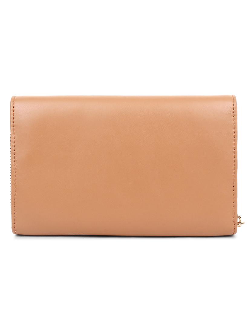 tan solid regular sling bag - 18031445 - Zoom Image - 2