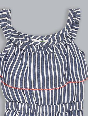 grey striped playsuits - 18031592 - Standard Image - 3