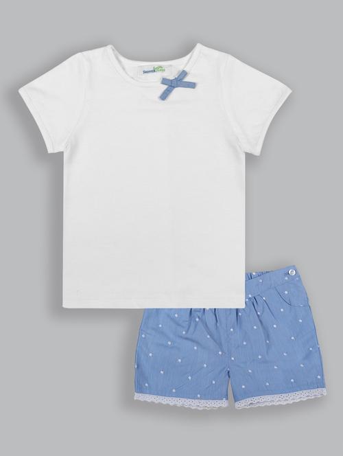 blue printed twin sets - 18031602 - Standard Image - 1