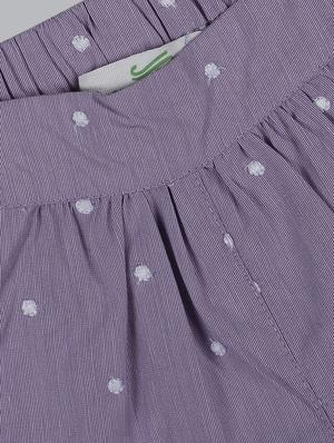 purple printed twin sets - 18031604 - Standard Image - 6