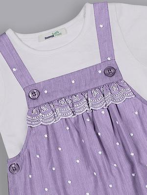 purple printed twin sets - 18031605 - Standard Image - 3