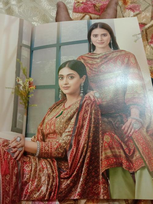 suite dupatta shalwar in velvet - 18031972 - Standard Image - 1