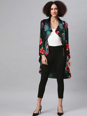 black crepe shrug - 18032208 - Standard Image - 2