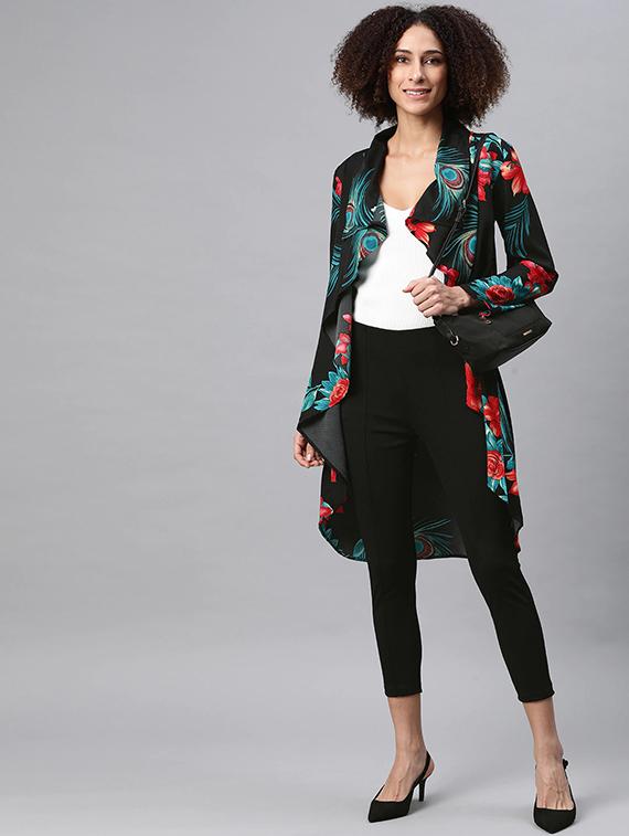 black crepe shrug - 18032208 - Zoom Image - 1