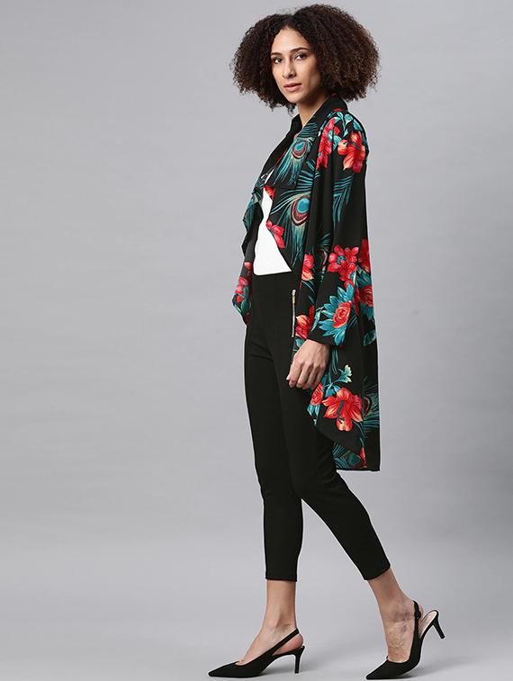 black crepe shrug - 18032208 - Zoom Image - 3