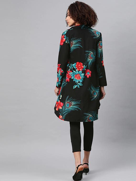 black crepe shrug - 18032208 - Zoom Image - 4