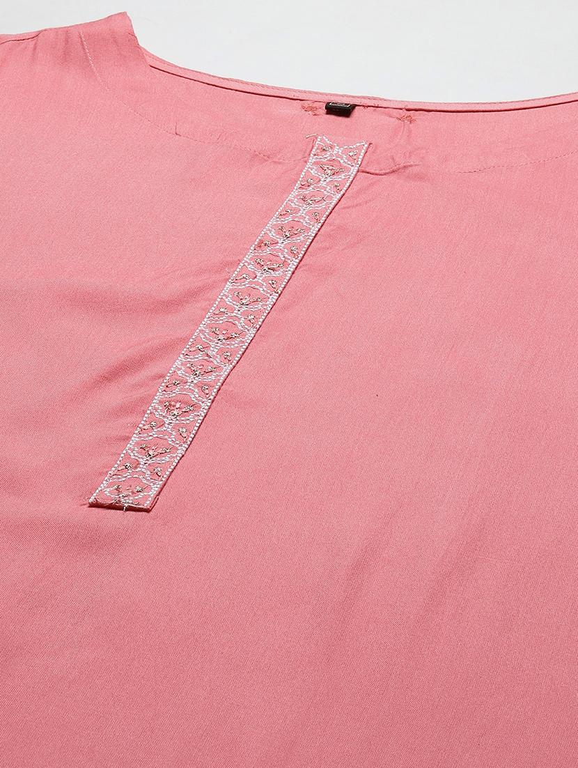 peach viscose with jacket kurta - 18032274 - Zoom Image - 6