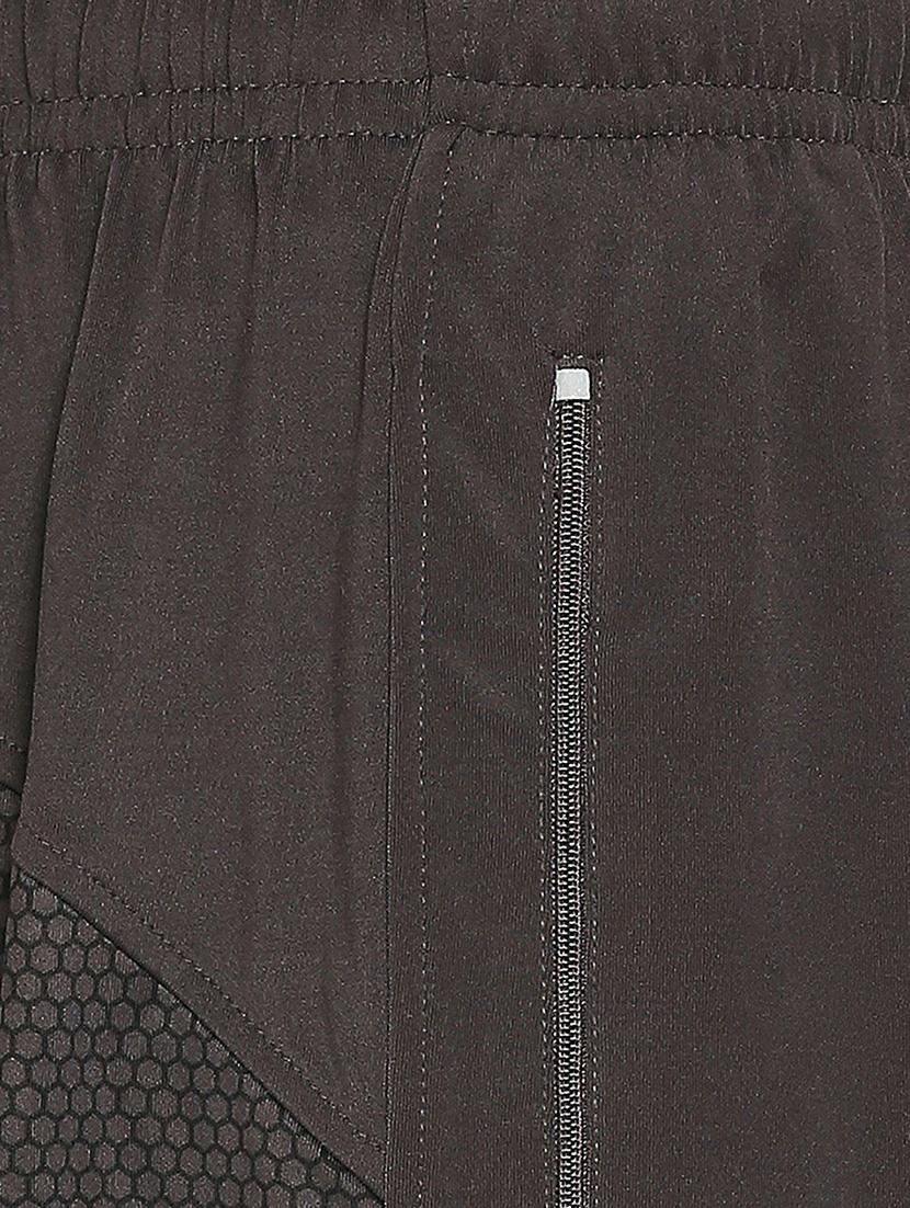 brown solid full length track pant - 18032490 - Zoom Image - 5
