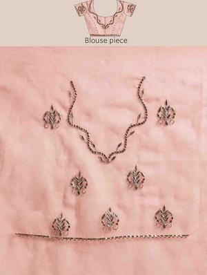 ethnic motifs gota patti saree with blouse - 18032980 - Standard Image - 3