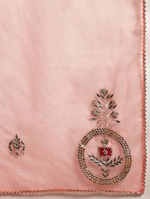 ethnic motifs gota patti saree with blouse - 18032980 - Standard Image - 4