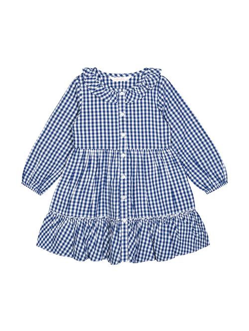 blue checkered frock - 18033053 - Standard Image - 1