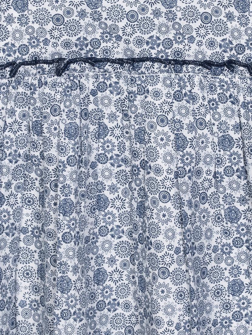 blue printed regular top - 18033140 - Zoom Image - 3