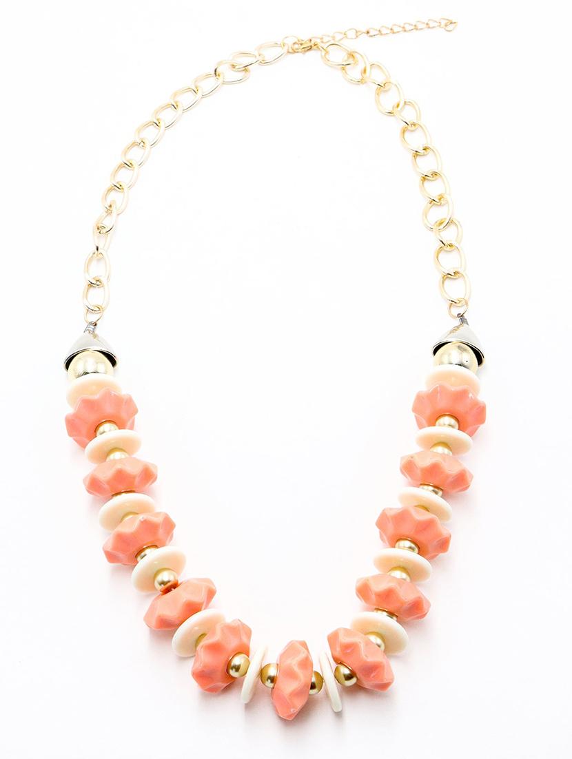 peach and cream kinky necklace - 18034236 - Zoom Image - 1