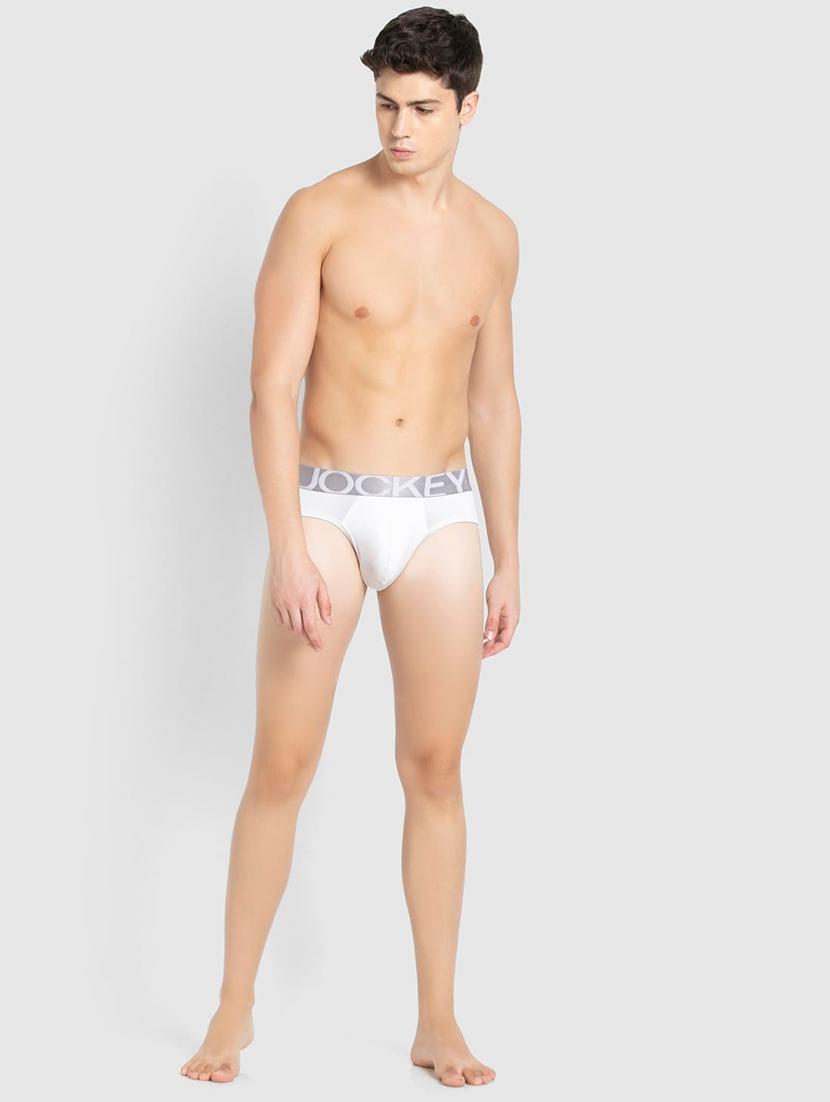 white solid hipster brief - 18038179 - Zoom Image - 4