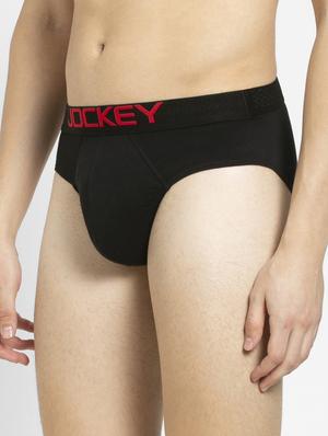 black solid hipster brief - 18038351 - Standard Image - 2