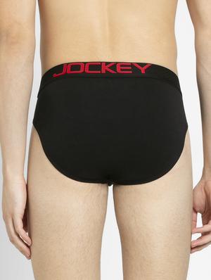 black solid hipster brief - 18038351 - Standard Image - 3