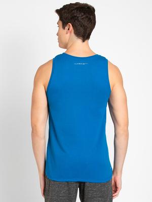blue solid vest - 18038385 - Standard Image - 3