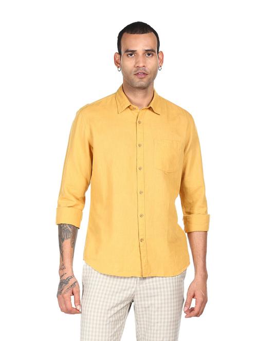 mens solid casual shirt - 18038452 -  Standard Image - 0