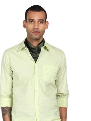 yellow printed casual shirt - 18038476 - Standard Image - 4