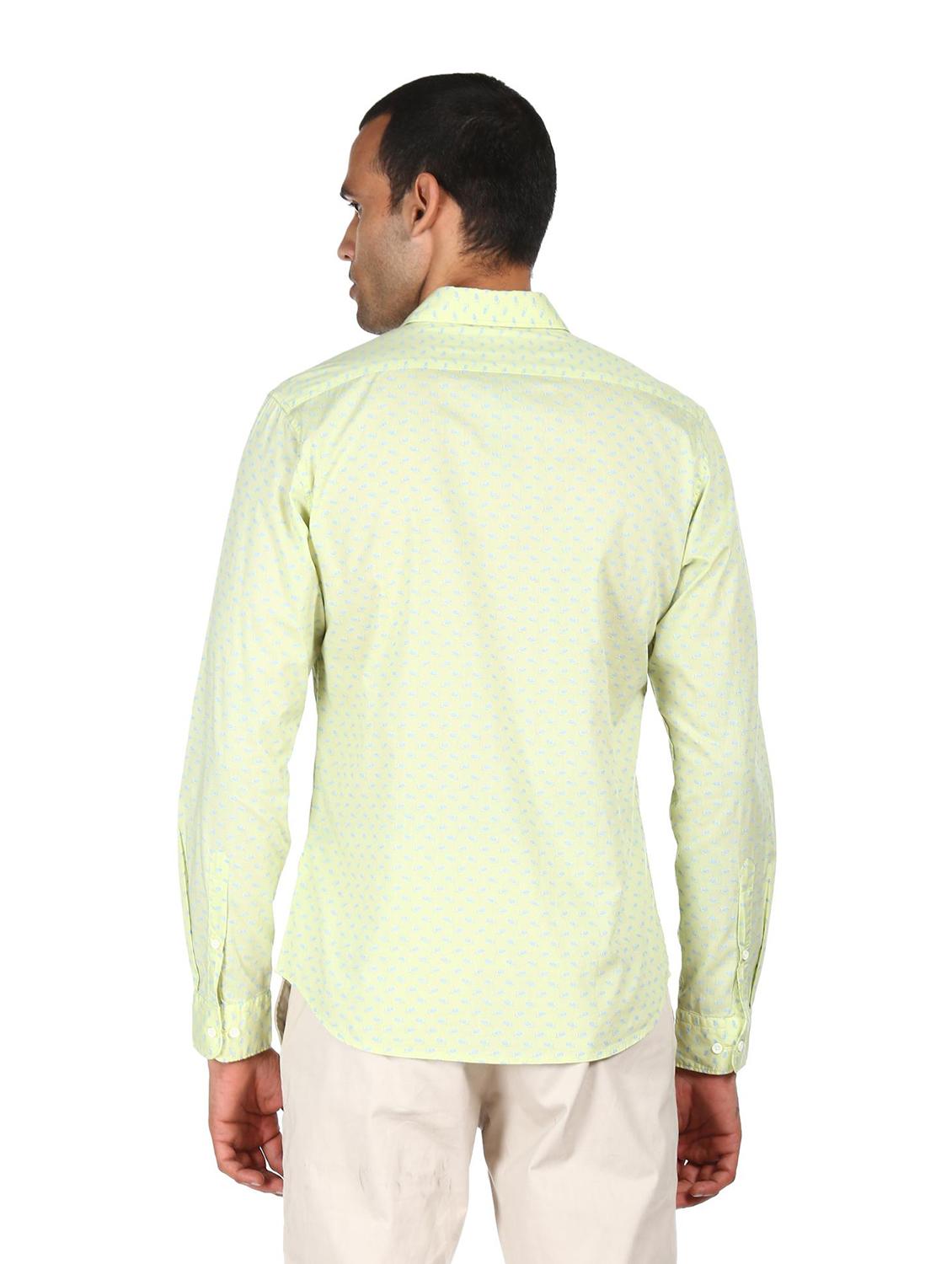 yellow printed casual shirt - 18038476 - Zoom Image - 3