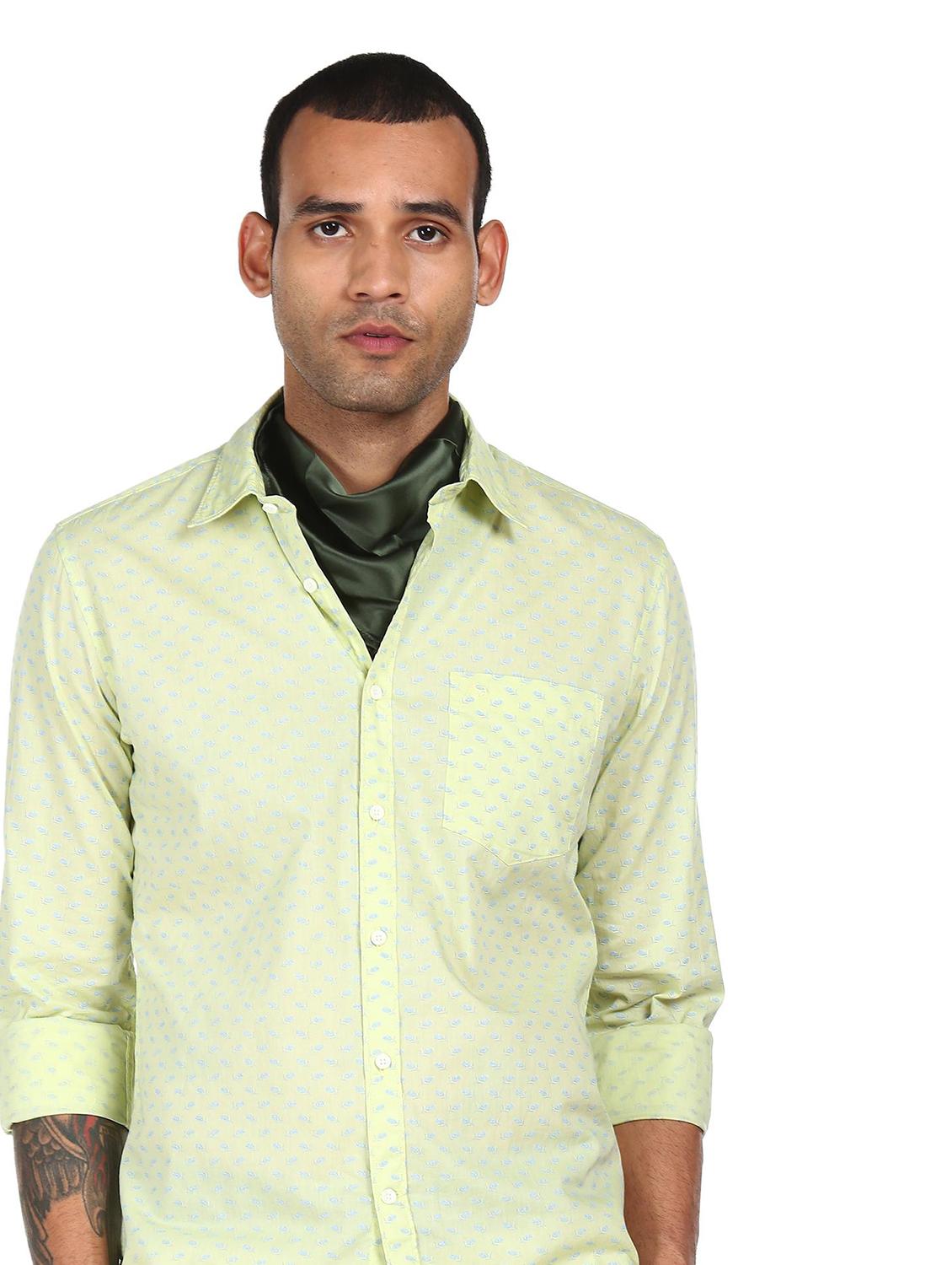yellow printed casual shirt - 18038476 - Zoom Image - 4