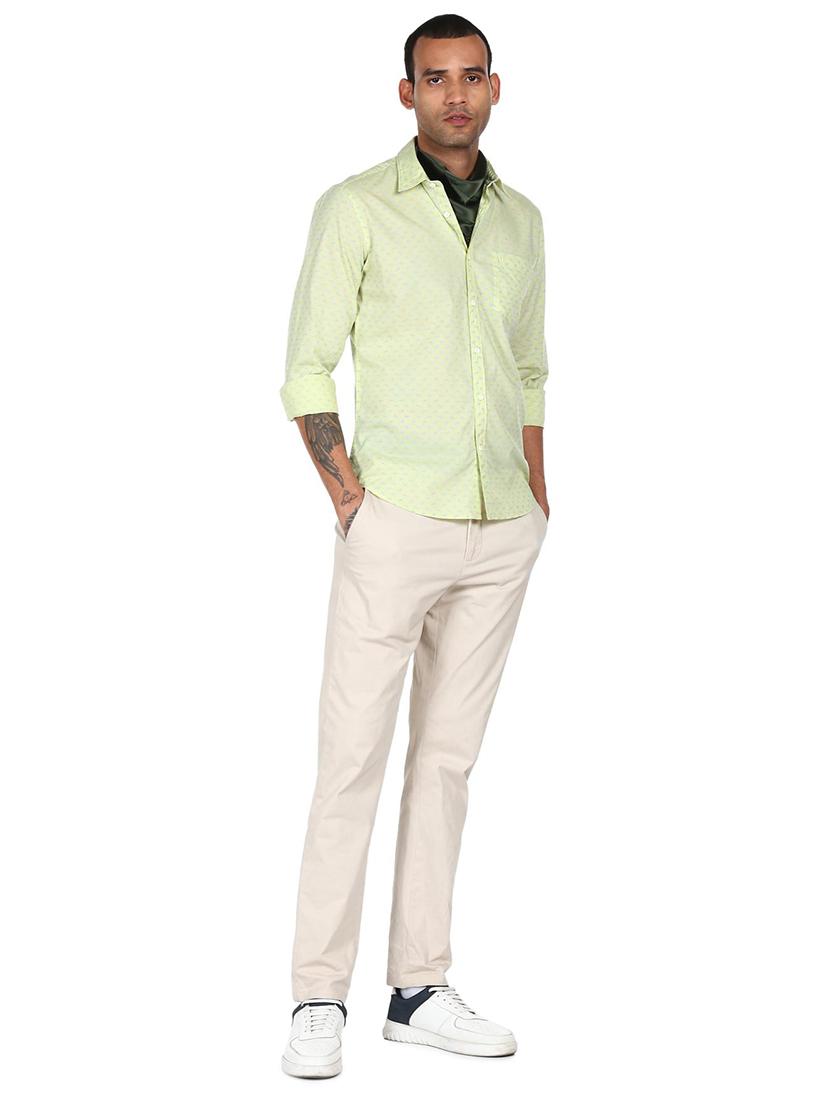 yellow printed casual shirt - 18038476 - Zoom Image - 5