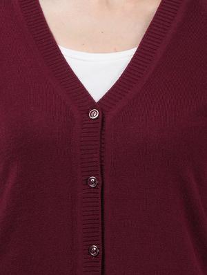 v-neck wool cardigan - 18038876 - Standard Image - 5