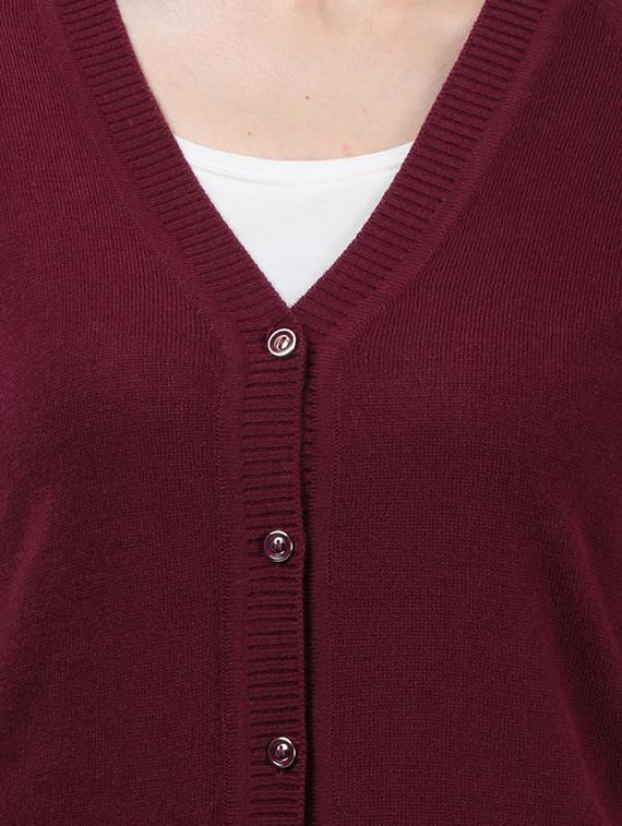v-neck wool cardigan - 18038876 - Zoom Image - 5