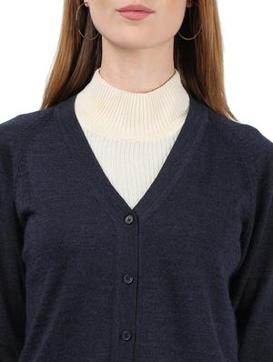 v-neck wool cardigan - 18039029 - Standard Image - 5