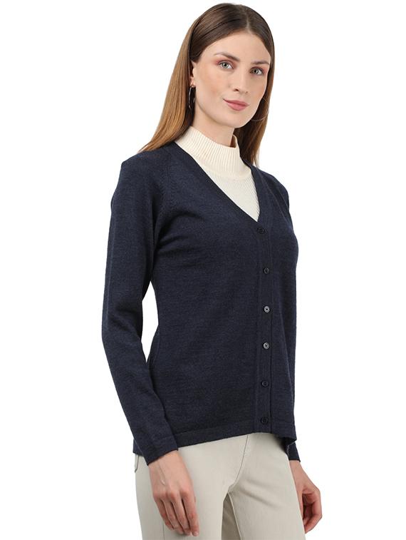 v-neck wool cardigan - 18039029 - Zoom Image - 2