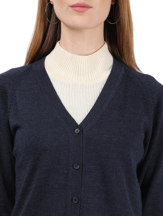 v-neck wool cardigan - 18039029 - Zoom Image - 5