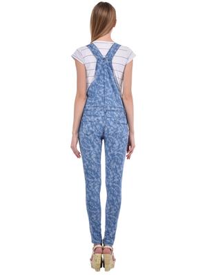 blue denim dungaree jumpsuit - 18039295 - Standard Image - 3